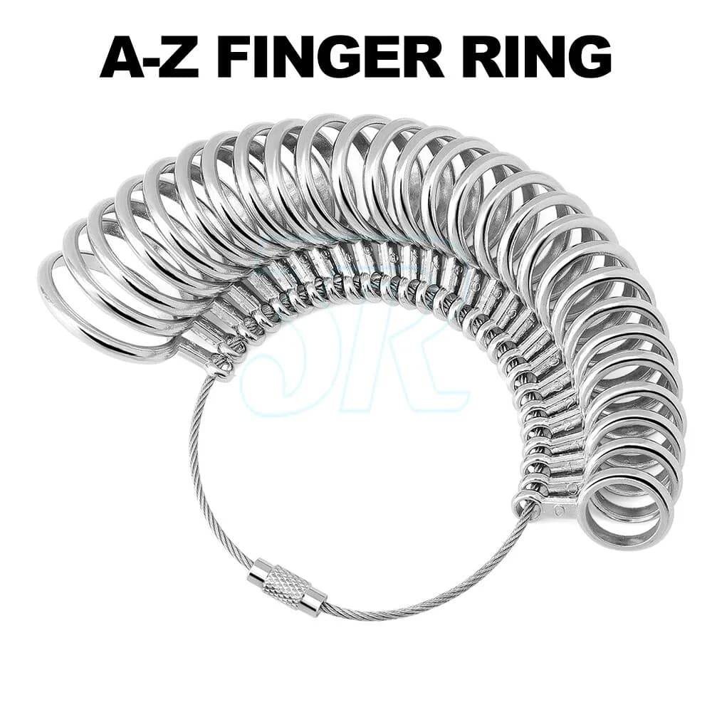 Australia A-Z Finger Ring Sizer Size Sizing Measure Measurement Gauge Tool Set — view 2
