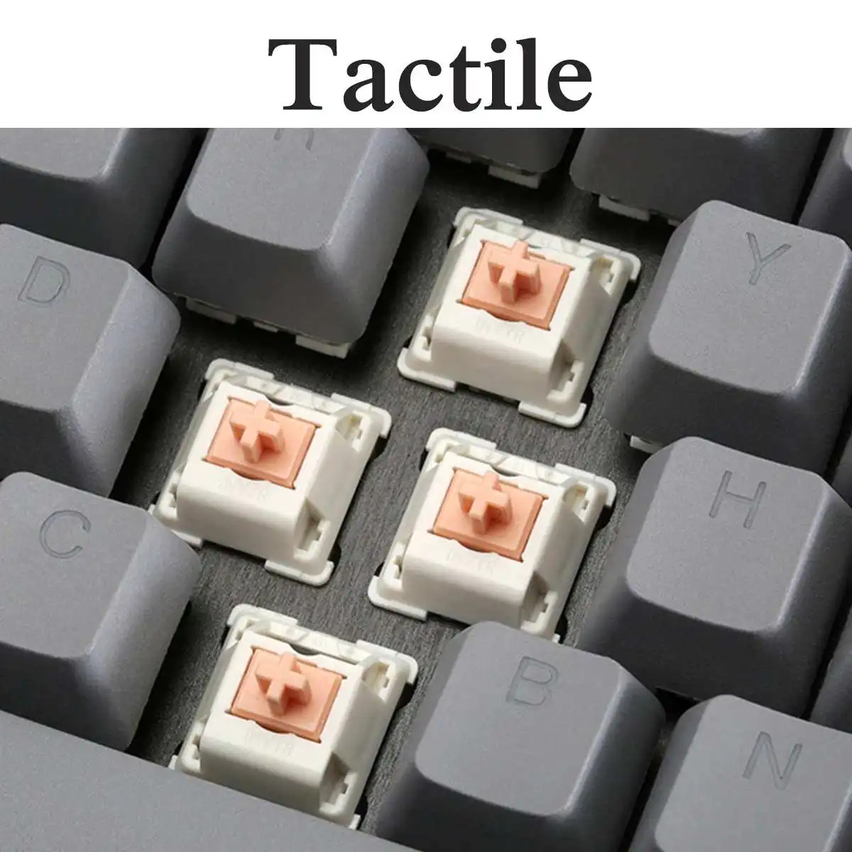 Holy Panda Tactile Keyboard Switch 3 Pin 55g 62g 67g POM Axis Mechanical Keyboard Custom Switches Hot Plug DIY GK61 TM680 Anne 2 — view 4