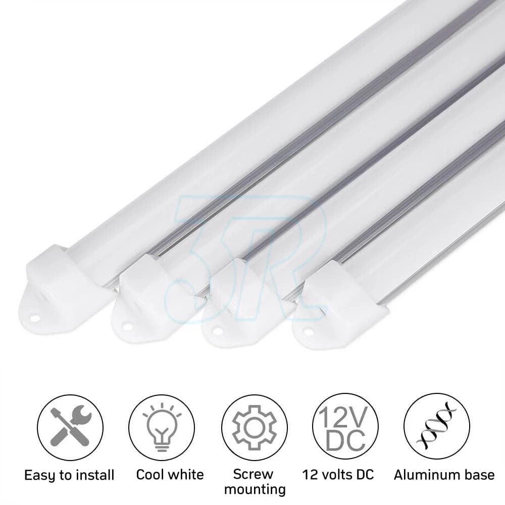4x LED strip lights Bar Car 12V caravan boat fishing camping light Interior lamp — view 3