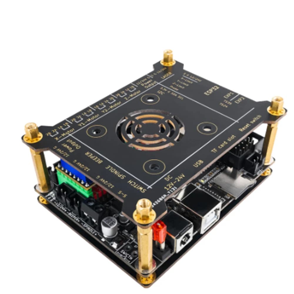 Makerbase MKS DLC32 V2.1 32bits Motherboard Offline Controller  WIFI TFT Touch Screen TS24/TS35-R For Laser Engraving Machine — view 4