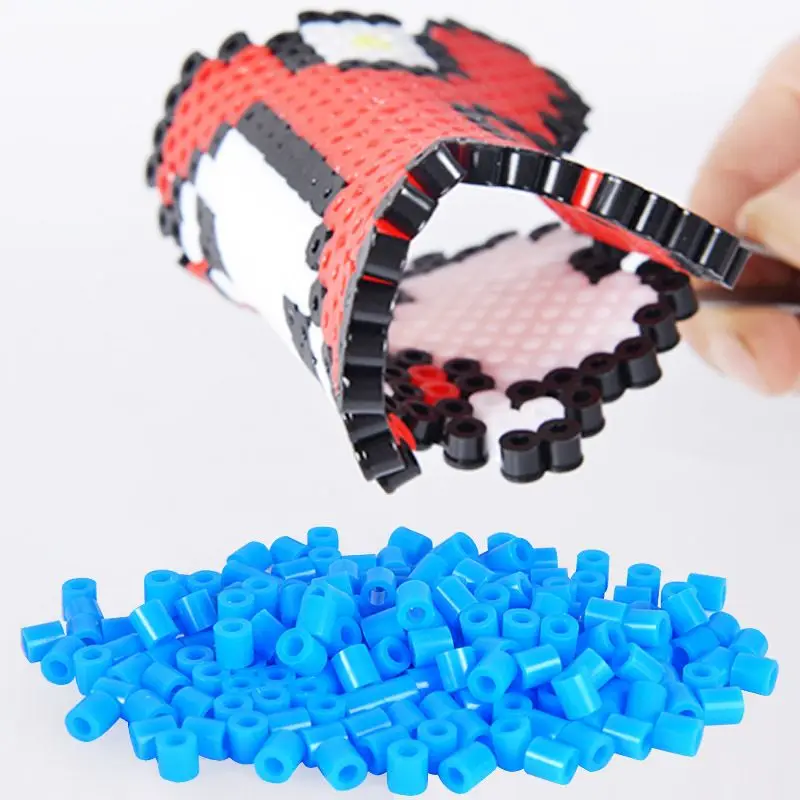2.6mm 24/48colors Hama beads Education Iron beads 3D puzzle Beads lroning Guarantee perler Fuse beads diy toy miçangas — view 4