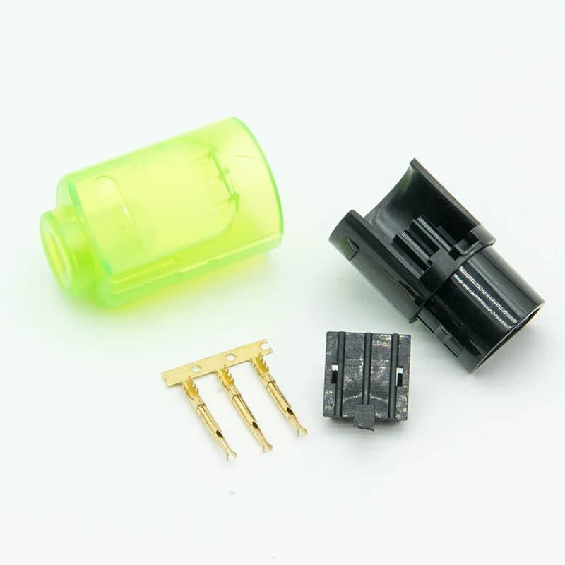 Replacement 3 Pin colorful male Connector Game Controller Socket plug for N64 wired controller — view 4