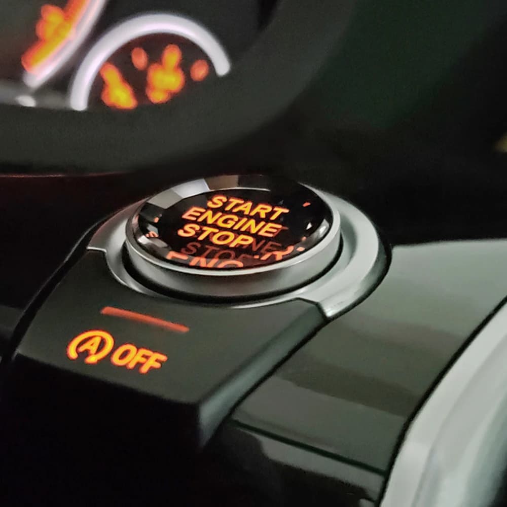 Crystal Styling Car Start Stop Engine Switch Button Cover Trim For BMW E81 E87 E60 E90 E92 E70 F25 F26 G30 F20 F22 F30 F10 F32 — view 2