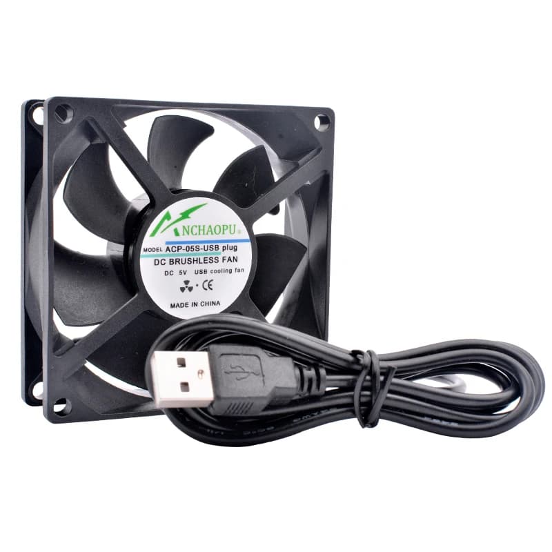 40mm 50mm 60mm 70mm 80mm 92mm 120mm DC5V USB Connector Quiet Cooling Fan for DIY Cooling Router Game TV Box Power Supply — view 5