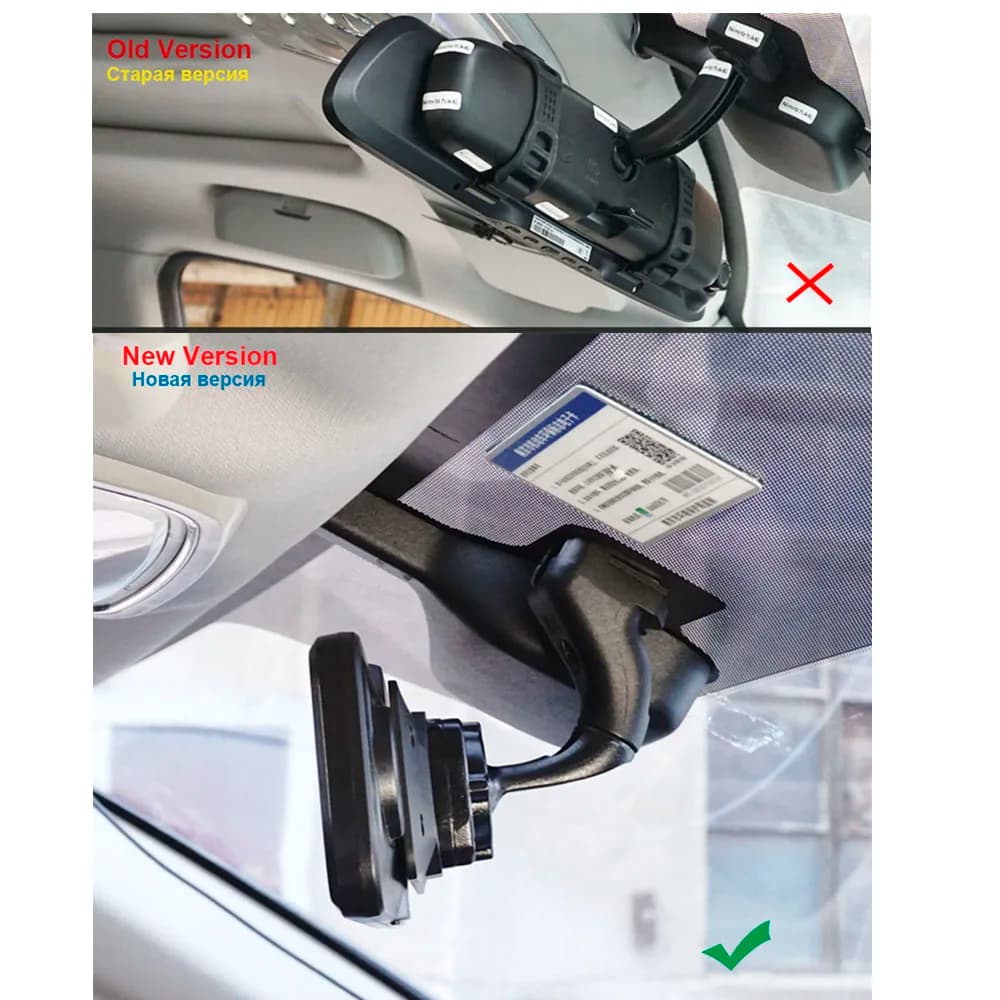 HGDO B13-B23 Mounting Bracket for Car DVR Rear View Mirror Dash Cam Universal Mounts Holders Video Recorder Metal Number 1-225 — view 2