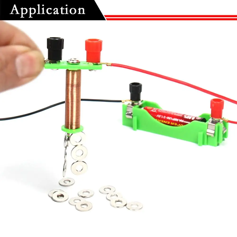 Demonstration of original secondary coil physical electromagnetic Electromagnet set educational laboratory electrical equipment — view 2