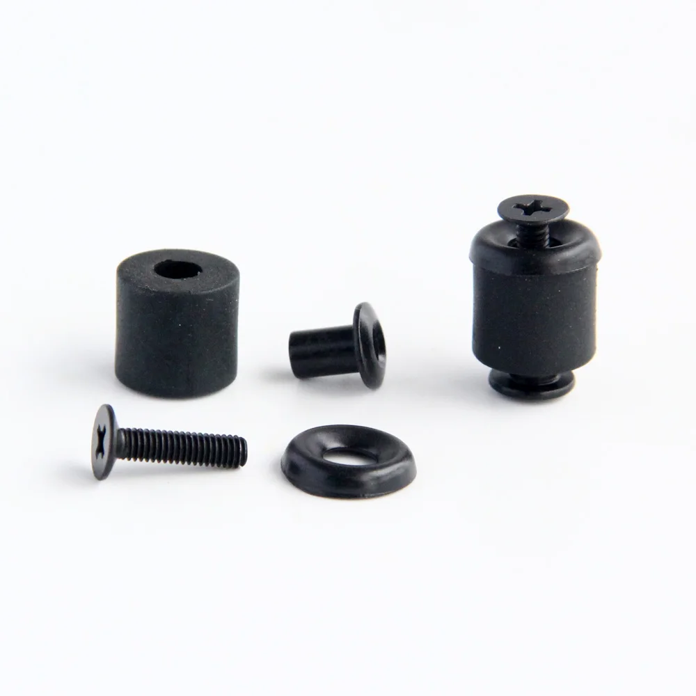 24pcs Flat Headed Long Post Chicago Screw With Metal Countersunk Finishing Washer Thick Rubber Washer For DIY Holster Scabbard — view 4