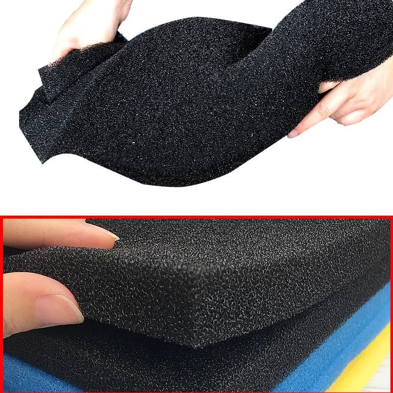 Aquarium Accessories Biochemical Cotton Filter Practical Fish Tank Pond Foam Sponge Filter Black Multiple Size 15 25 35 50PPI — view 3