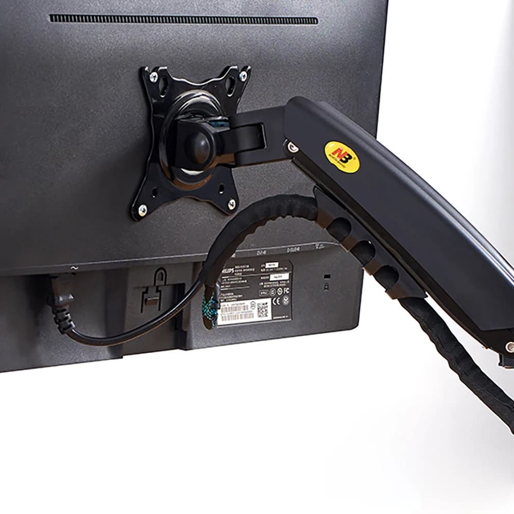 NB A5 F80 Desktop Gas Spring 17-30" LCD LED Monitor Holder Mount Arm Full Motion Display Stand Loading 2-9 Kgs — view 2