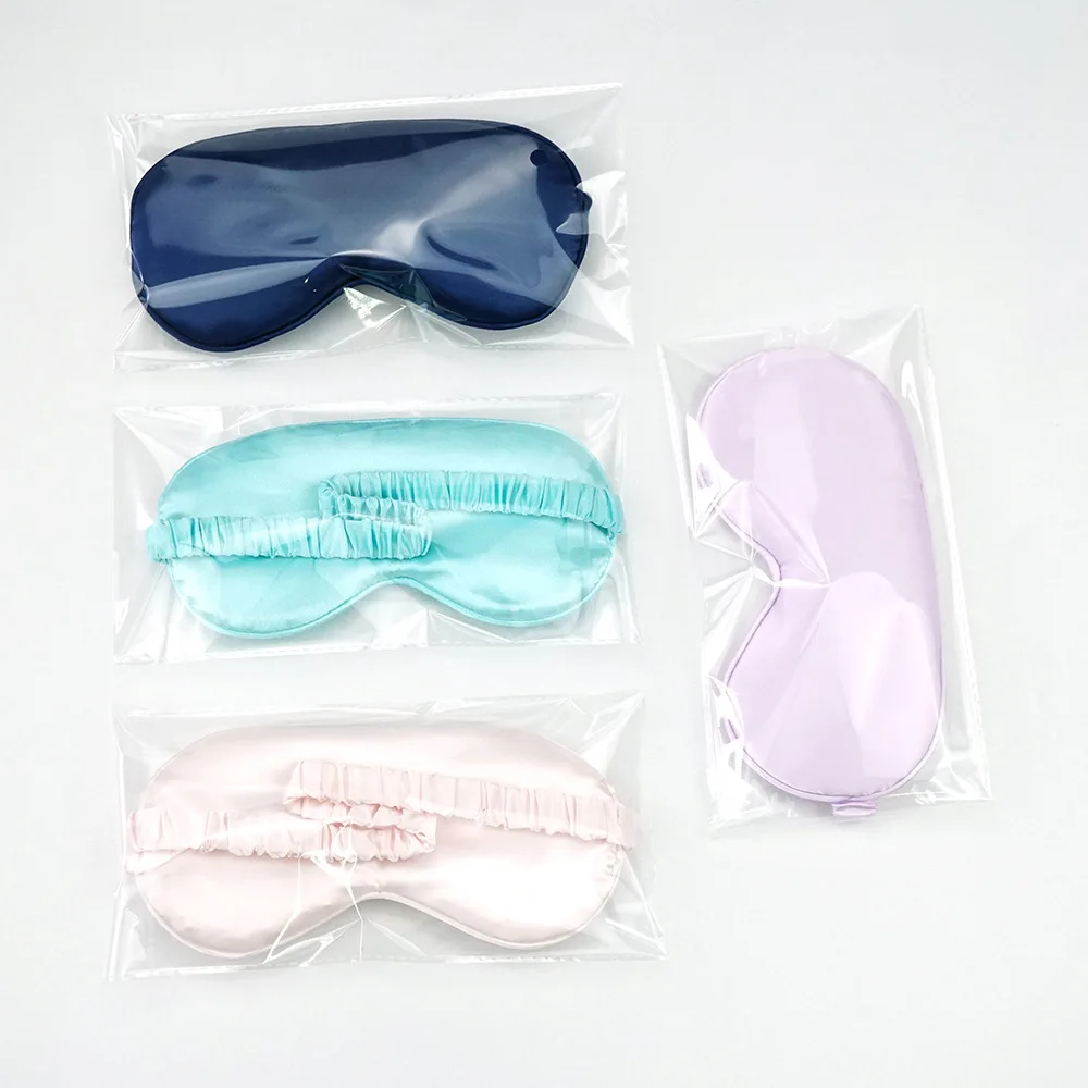 Imitated Silk Eye Patch Shading Sleep Eye Mask Eyepatch Travel Relax Cover Eyeshade Health Sleeping Shield Eye Care Tools — view 3