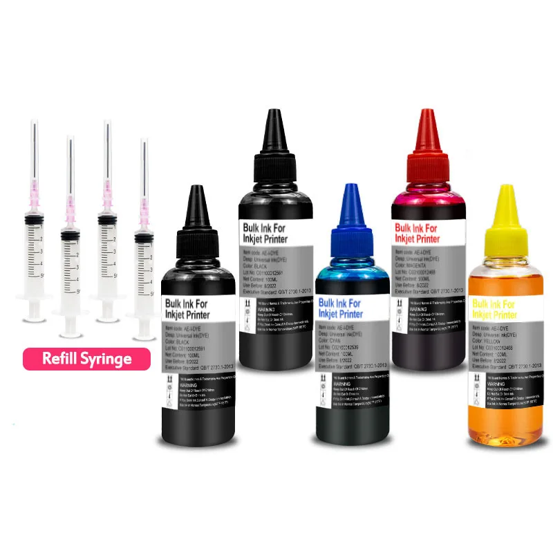 MorePage Universal Refill DYE Ink kit For Epson Canon HP Brother DELL Inkjet deskjet CISS Cartridge Printer Ink — view 4