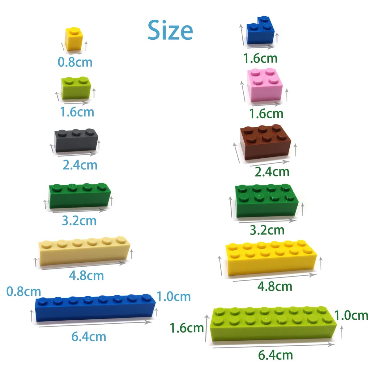 10pcs 4x10 Dots DIY Building Blocks Thin Figures Bricks Educational Creative Toys for Children Size Compatible With 3030 — view 4
