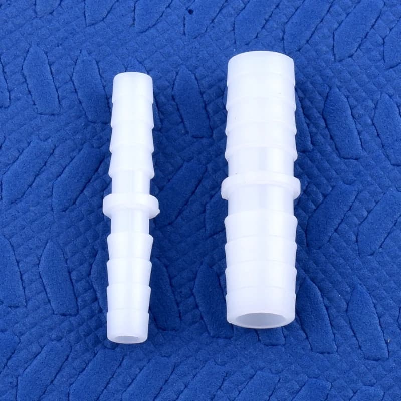 5~200pcs 4~14mm Food Grade Plastic Equal Dia Direct Connectors Aquarium Fish Tank Air Pump Hose Pagoda Joint Water Pipe Fittings — view 2