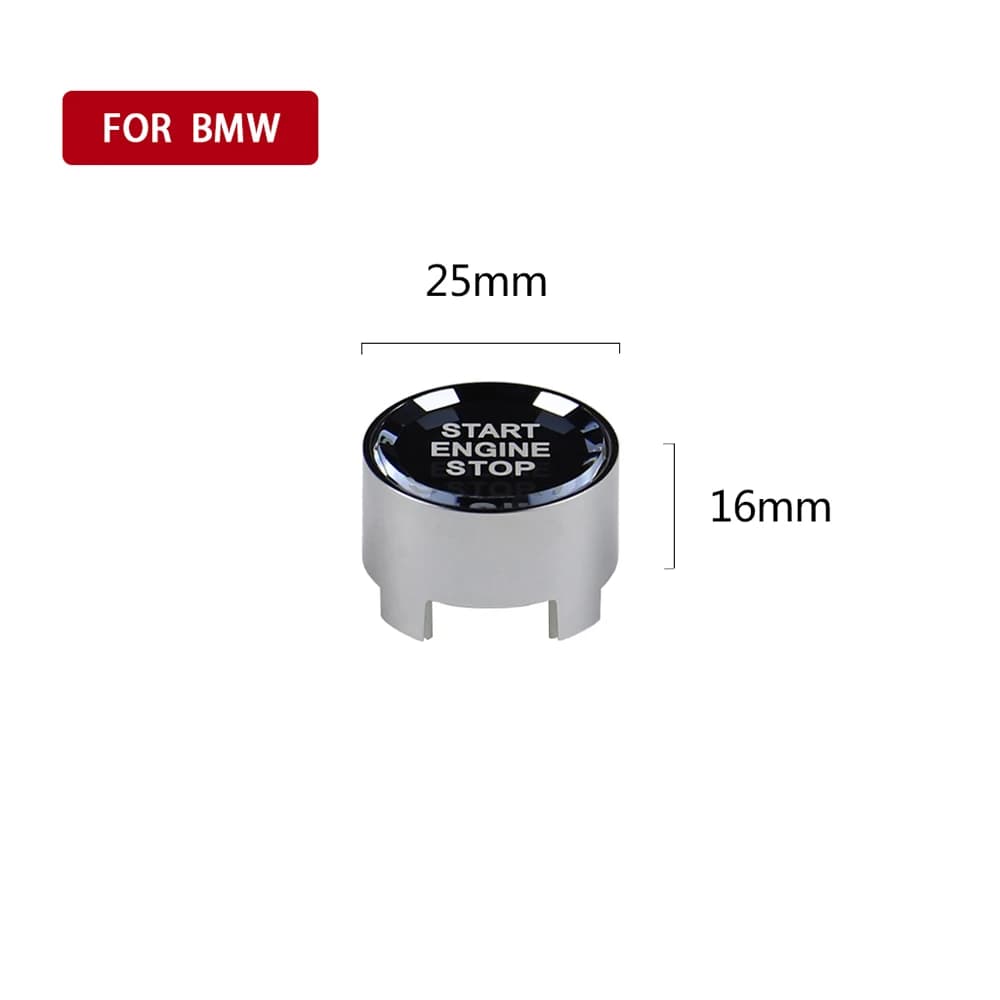 Crystal Styling Car Start Stop Engine Switch Button Cover Trim For BMW E81 E87 E60 E90 E92 E70 F25 F26 G30 F20 F22 F30 F10 F32 — view 4