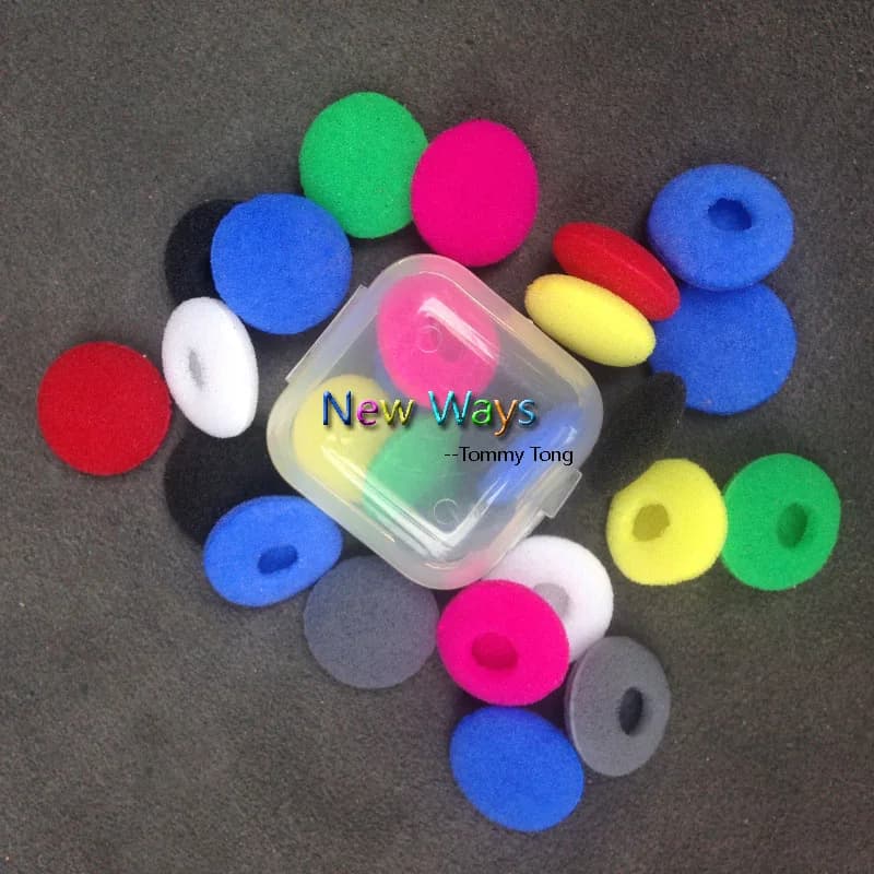 25pairs 50pcs 18mm Foam Earbud earphone earbuds Tips Headphone Ear pads cushion Replacement Sponge Covers For Earphone MP3 MP4 — view 2