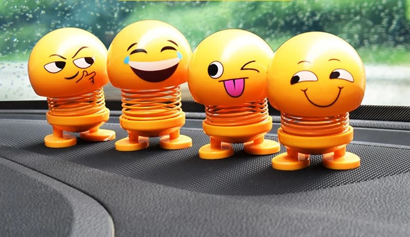 Funny Shaking Head Doll Small Ornaments Lovely Car Accessories Interior  Doll Creative Car Toys Car Decoration Accessories — view 2