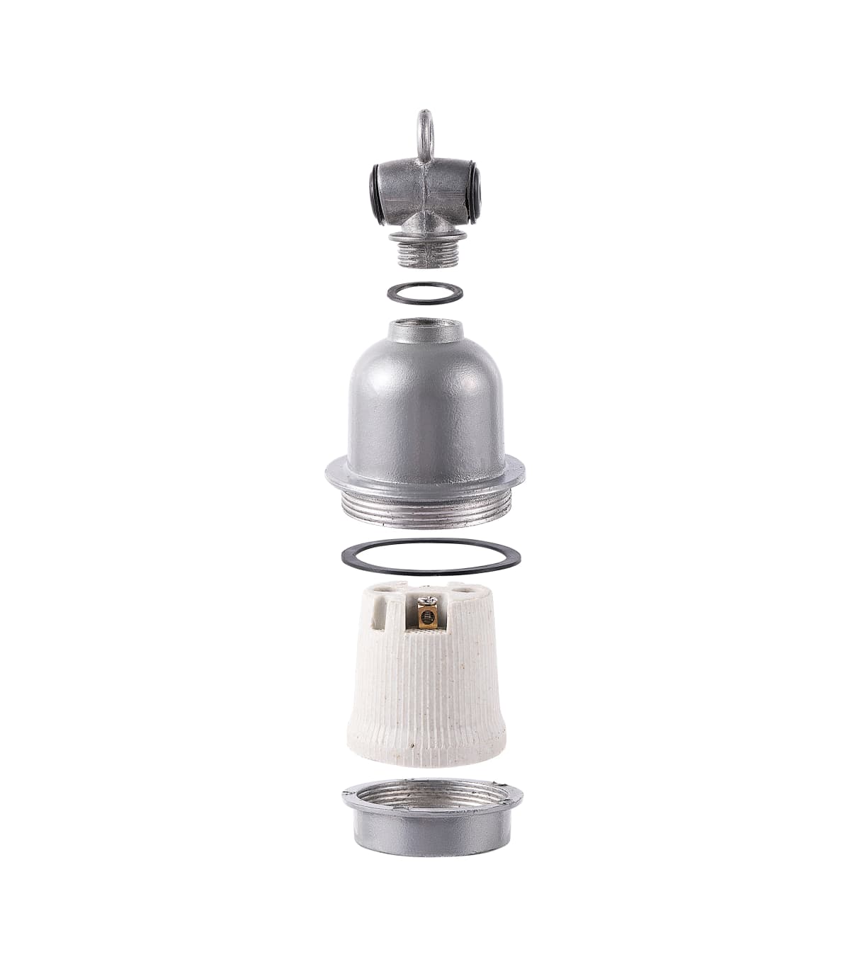 E27 Crawling pet lizard tortoise heating lamp holder & power cord switch Piglet Chicken Brooder Heating Spiral Light Socket 1 Pc — view 4