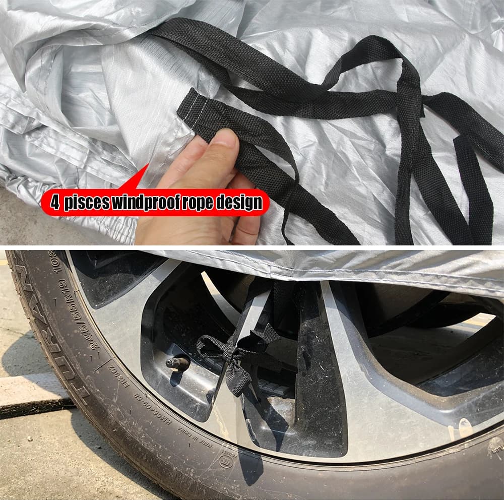 Car Cover Outdoor Anti-UV Sun Shade Snow Rain Dust Resistant Auto Cover For Kia Picanto Morning Eko Taxi Naza Suria — view 5