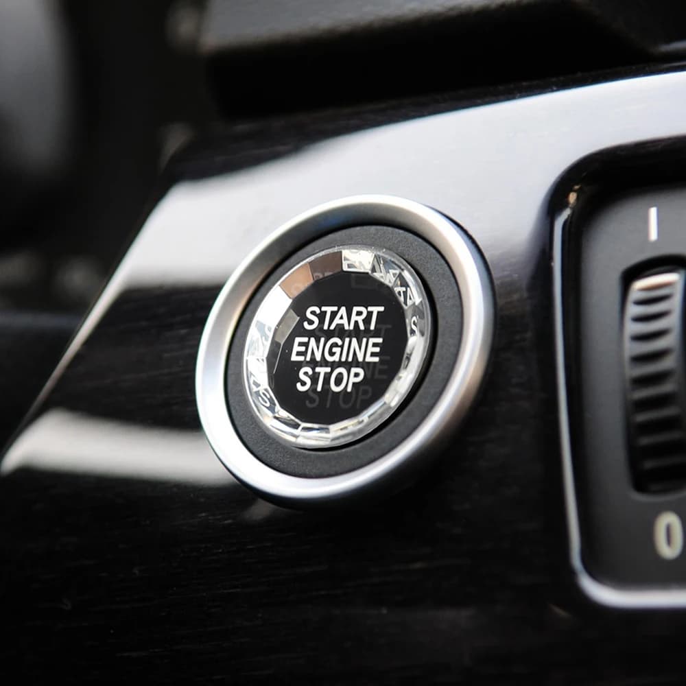 Crystal Styling Car Start Stop Engine Switch Button Cover Trim For BMW E81 E87 E60 E90 E92 E70 F25 F26 G30 F20 F22 F30 F10 F32 — view 5