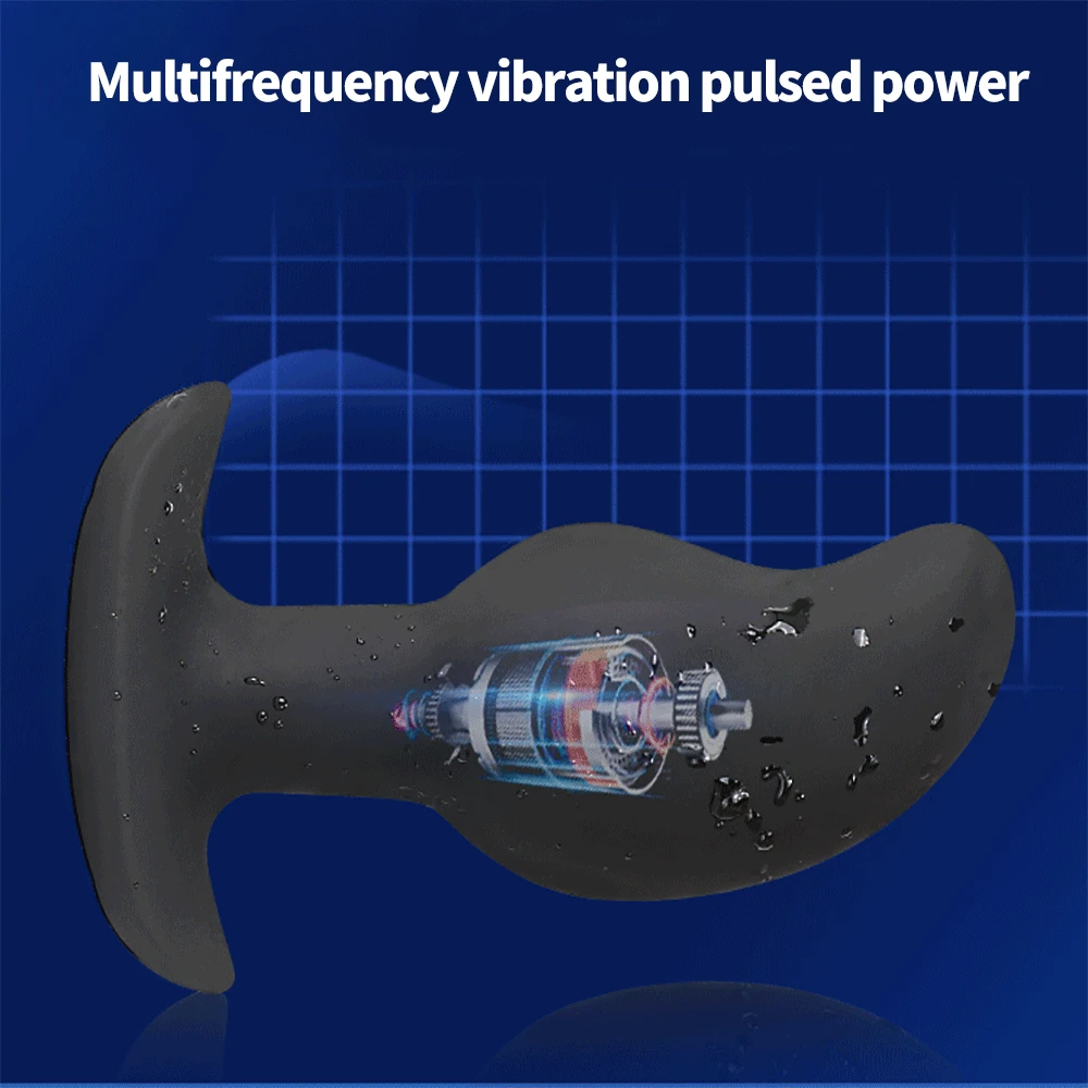 Electro Shock Anal Plug Vibrator Remote Control Dildo Vibrator E-stim G-spot Men Prostate Massage Big Butt Plug Vibrator Sex Toy — view 4