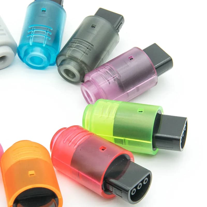 Replacement 3 Pin colorful male Connector Game Controller Socket plug for N64 wired controller — view 5