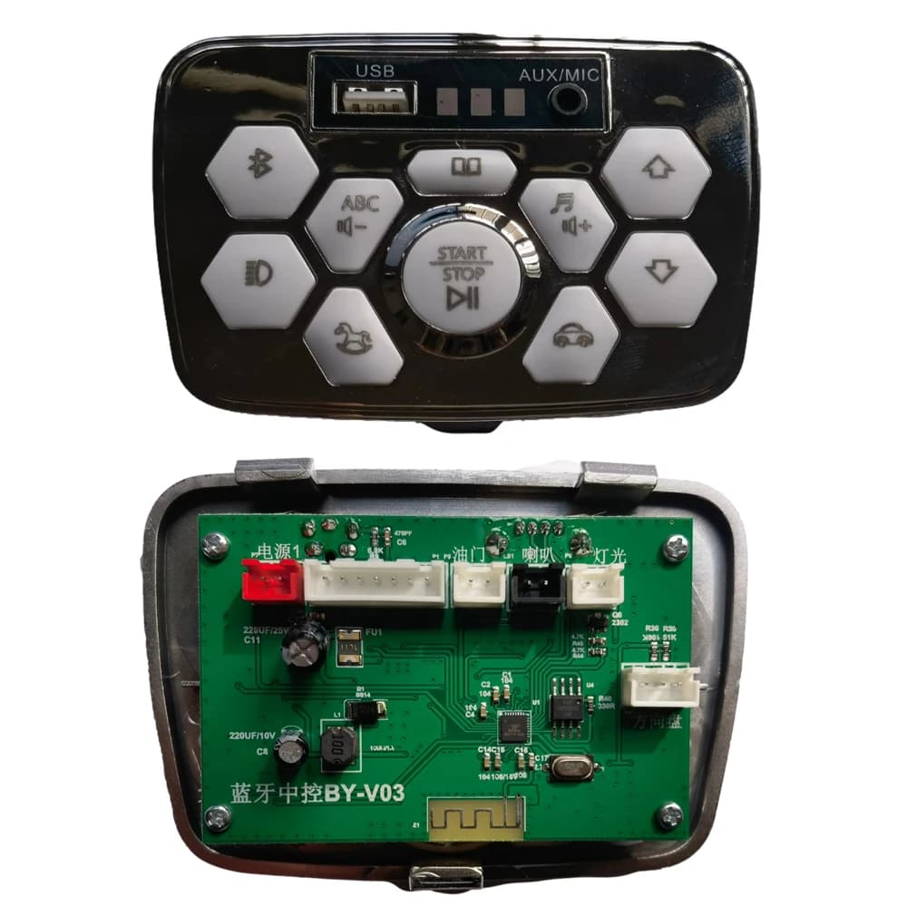 LXJ-A02 Children's Electric Ride on Car Bluetooth Central Control, BY-V03 Power Wheels Toys Central Controller MP3 Motherboard — view 3