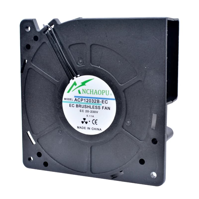 75mm 97mm 120mm Blower Fan EC Brushless Turbo Fan Cooling Fan DC20V AC110V 120V 220V 240V Ball Bearing for Cabinets — view 3