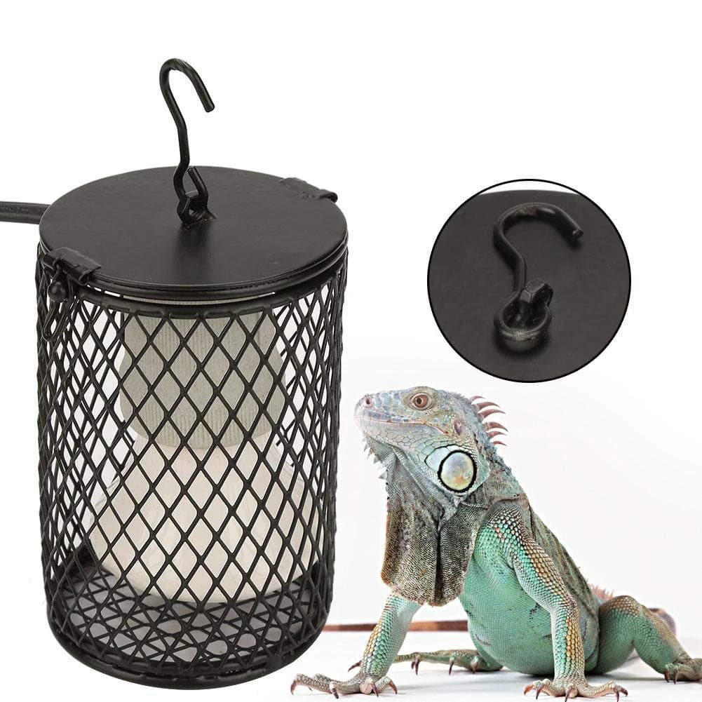 220V E27 Pet Heating Lamp for Turtle Snake Lizard Infrared Ceramic Emitter Heat Light 100W Reptile Lamp EU Plug — view 3