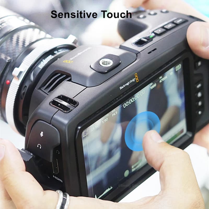 BMPCC 4K Glass BMPCC 6K Camera 9H Camera Tempered Glass LCD Screen Protector for Blackmagic Design Pocket Cinema Camera 4K — view 3