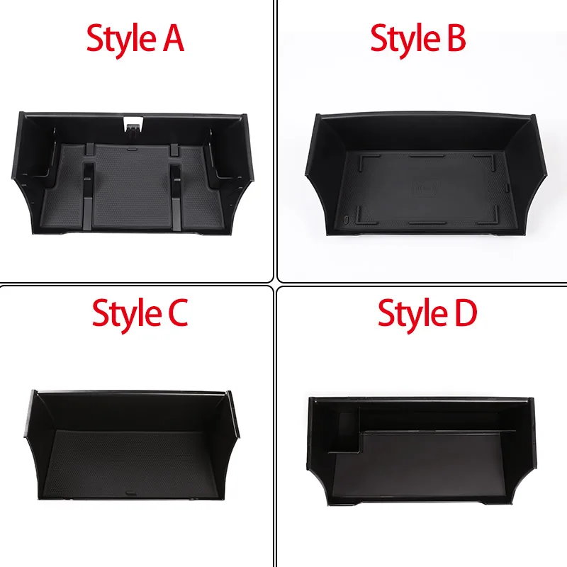 NEW!!!Black ABS For Land Rover Defender 90 110 2020-2024 Car Styling ABS Black Car Central Storage Box Phone Box Car Accessories — view 2