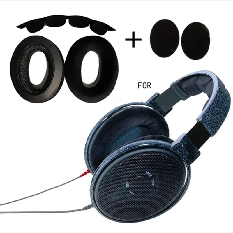 Replacement VELVET Ear Pads for SENNHEISER HD650 HD600 HD580 HD660 S HD565 HD545 Headphones And Headband Cushions Earpad SET