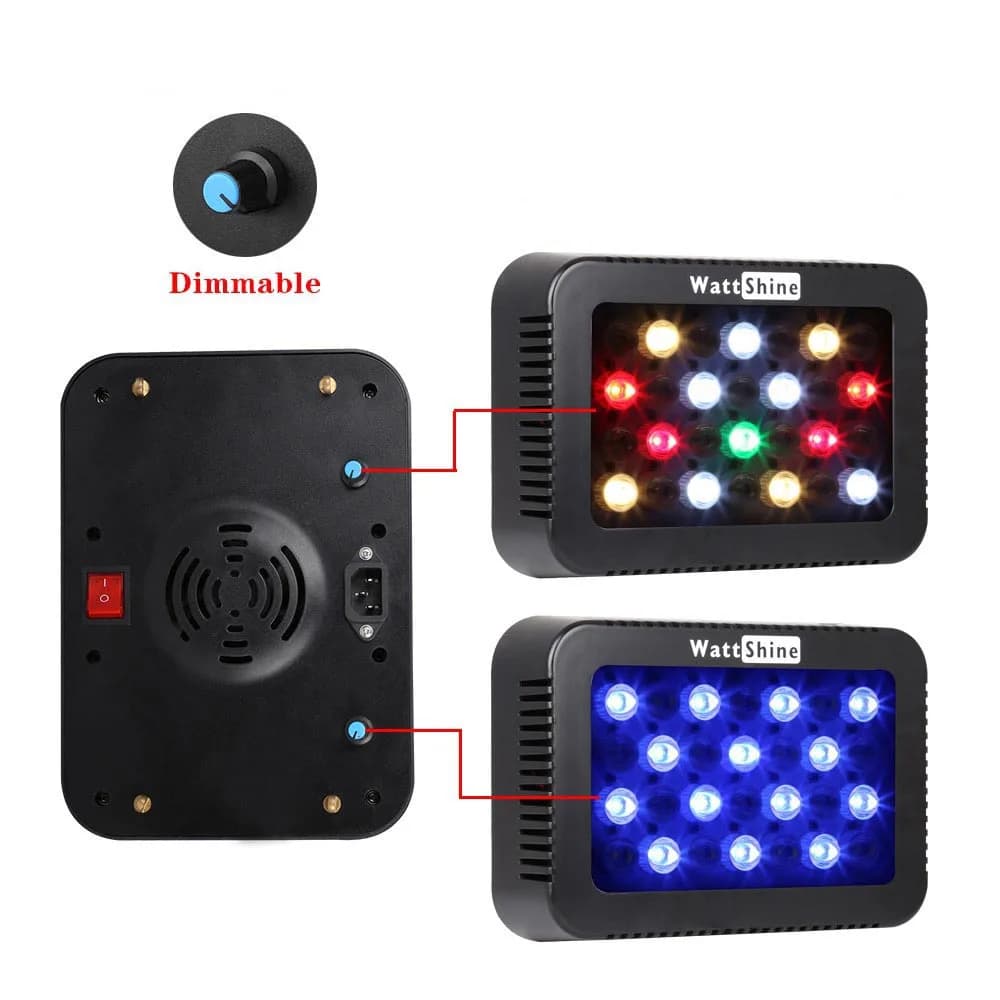 Dimmer Aquarium Light 3 Mode Lighting 140W Marine Coral Lights Aquarium Led Lamp Fish Tanks And Aquariums Fishbowl Accessories — view 4