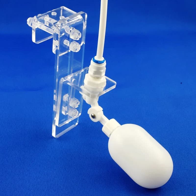 Fish Tank Acrylic Hydrating Device Automatic Filling Water Replenishing Floating Ball Valve Aquarium Water Level Controller Kits — view 2