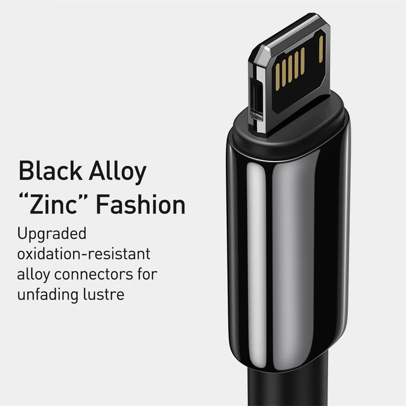 Baseus 2.4A USB Cable For iPhone 14 13 Pro Max XR Xs Cable Fast Charging Cable for iPhone 12 Charger USB Data Line — view 2