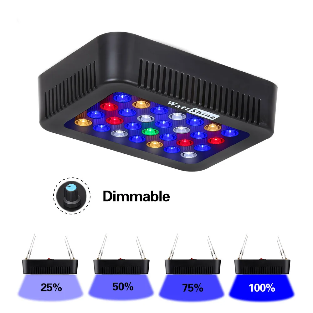 Dimmer Aquarium Light 3 Mode Lighting 140W Marine Coral Lights Aquarium Led Lamp Fish Tanks And Aquariums Fishbowl Accessories — view 2