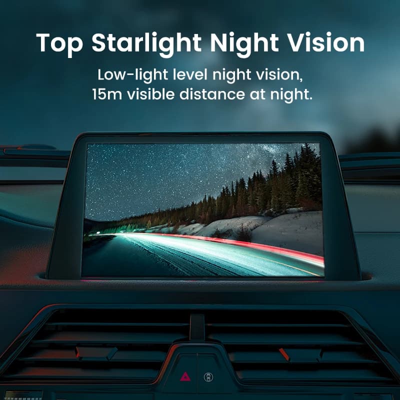 GreenYi AHD1080P Car Front Rear View Back Up Camera 170° Fisheye Lens Full HD Night Vision Vehicle Reverse Camera Universal G301 — view 3