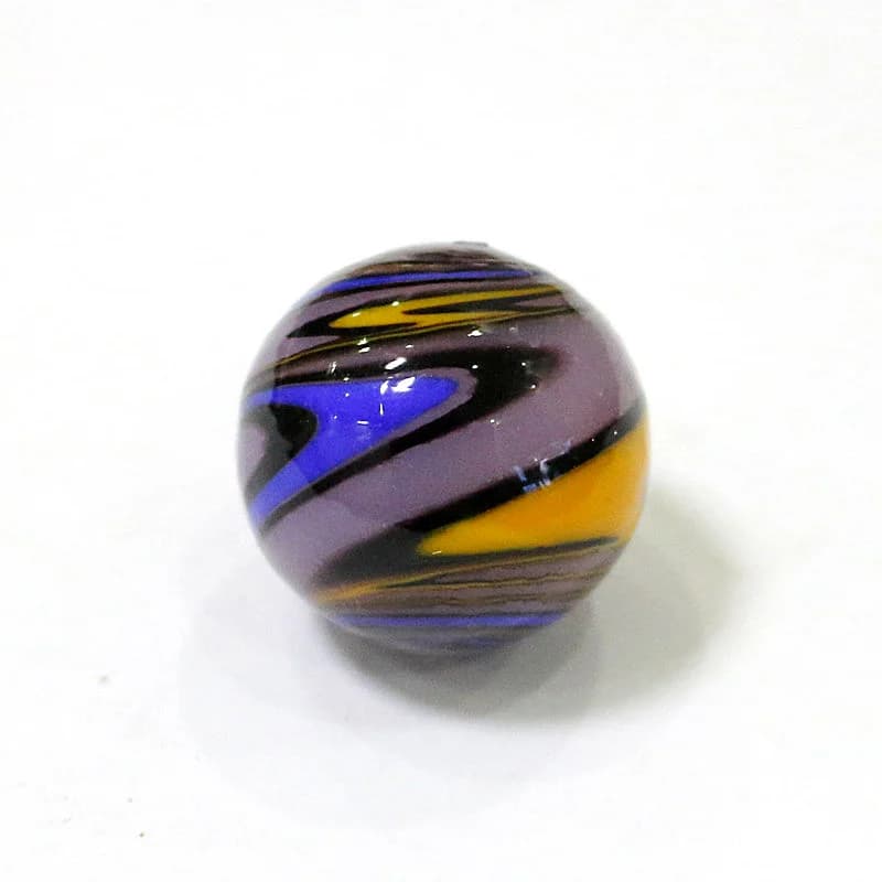 25MM Custom Colorful Handmade Murano Glass Marbles Balls Ornaments Home Vase Bonsai Decor Accessories Game Pinball Toys For Kids — view 3