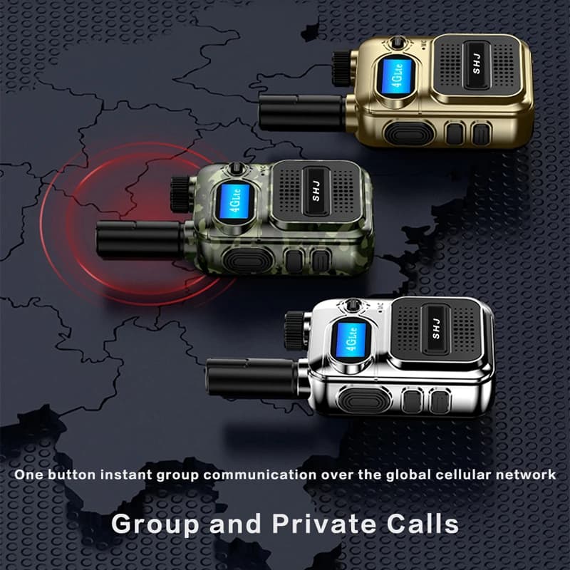SHJ 4G PoC Radio with Lifetime Free Data & Lifetime Free Platform, Unlimited Range Walkie Talkie for Teams — view 3