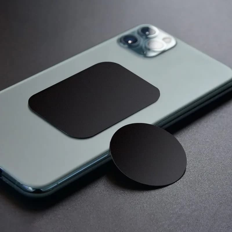 5pcs 30mm 35mm 40mm 50mm 60mm Magnetic Metal Plate For Car Phone Holder Iron Sheet Disk Sticker For iPhone 12 11 X 7 8 Xiaomi — view 4