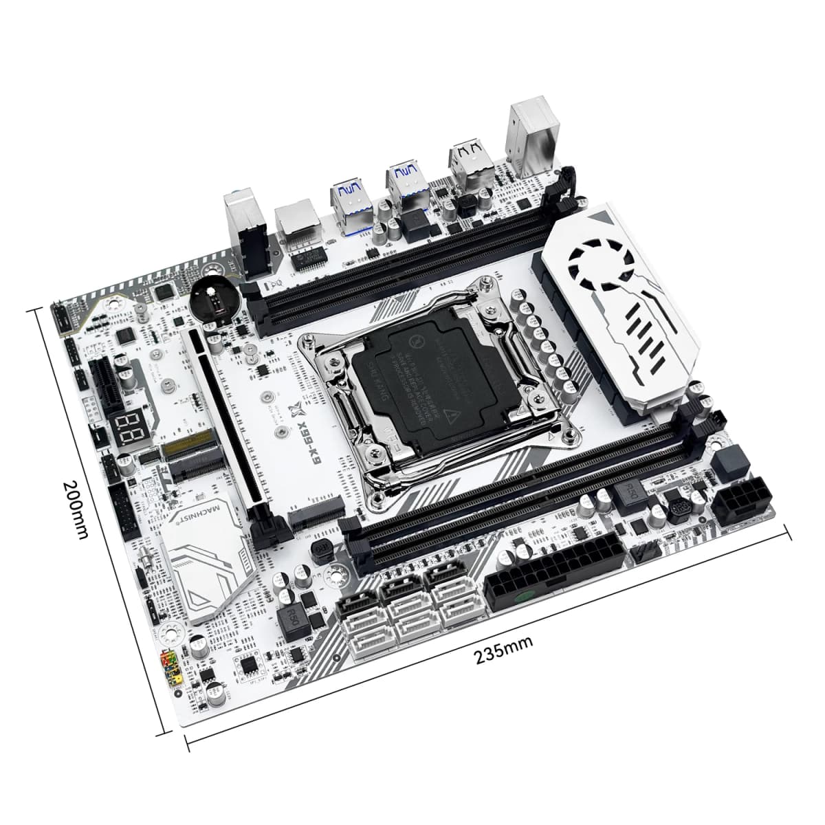 MACHINIST X99 K9 Motherboard C612 Chip Supports TPM 2.0 LGA 2011-3 CPU Four Channel DDR4 RAM PCIE3.0 USB3.0 for Desktop Host — view 3