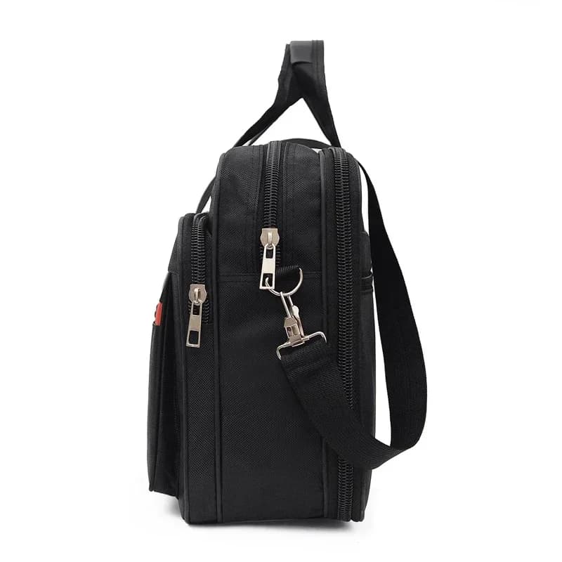 Simple Tote Men Business Briefcase Handbag For 15.6 inch Laptop Bags Large Capacity Shoulder Bags Travel Notebook Messenger Bag — view 5