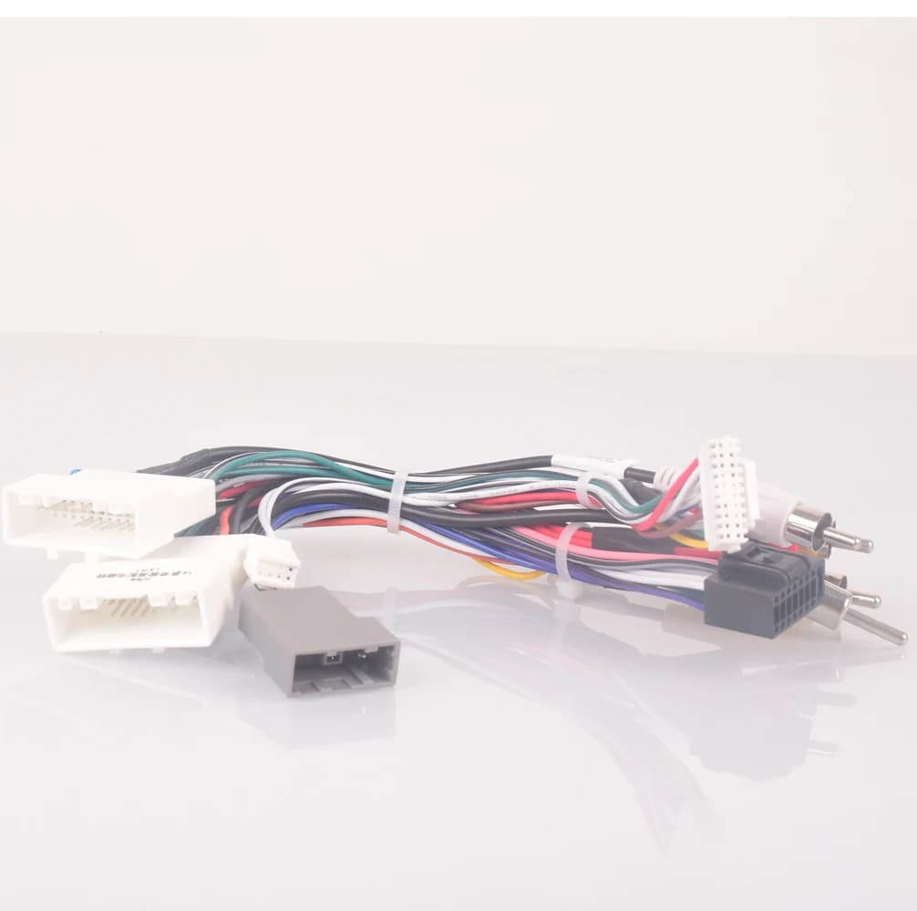 Car Radio Stereo Wiring Harness Cable Android 16pin For Nissan Qashqai j11 X-trail Tiida 2014 2015 2016 （High Level Tirm） — view 3