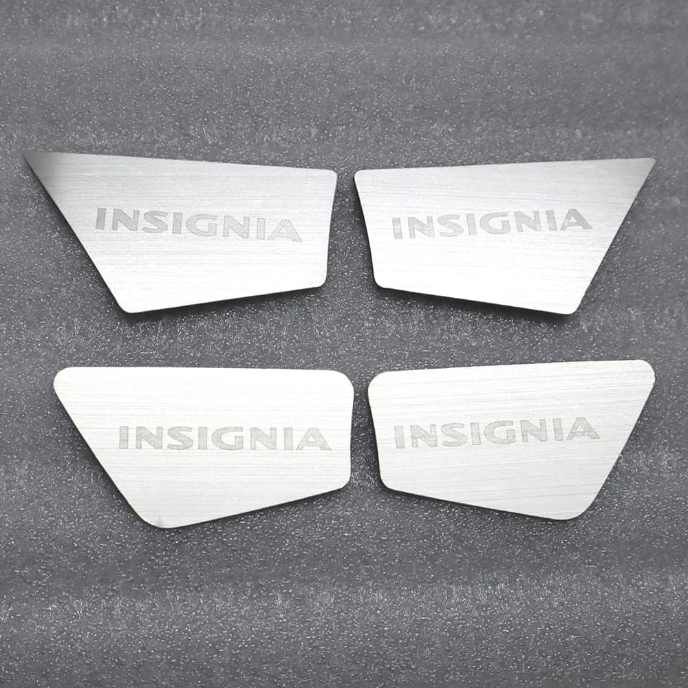 Car Accessories Metal Silver Interior Door Handle Cap Trim Cover Stickers For Opel Insignia Vauxhall Holden 2009-2016 — view 3