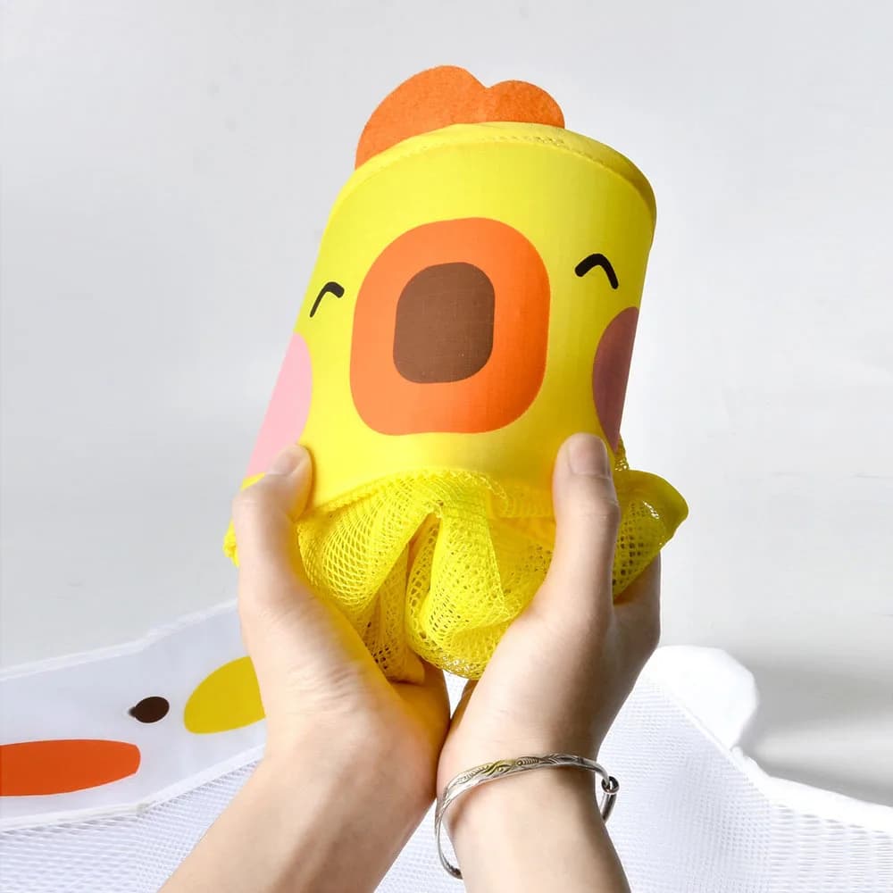 Baby Bath Toys Cute Duck Mesh Net Toy Quick Dry Bathroom Mesh Bath Bag Children's Game Bag Bathroom Organizer Water Toys For Kid — view 5