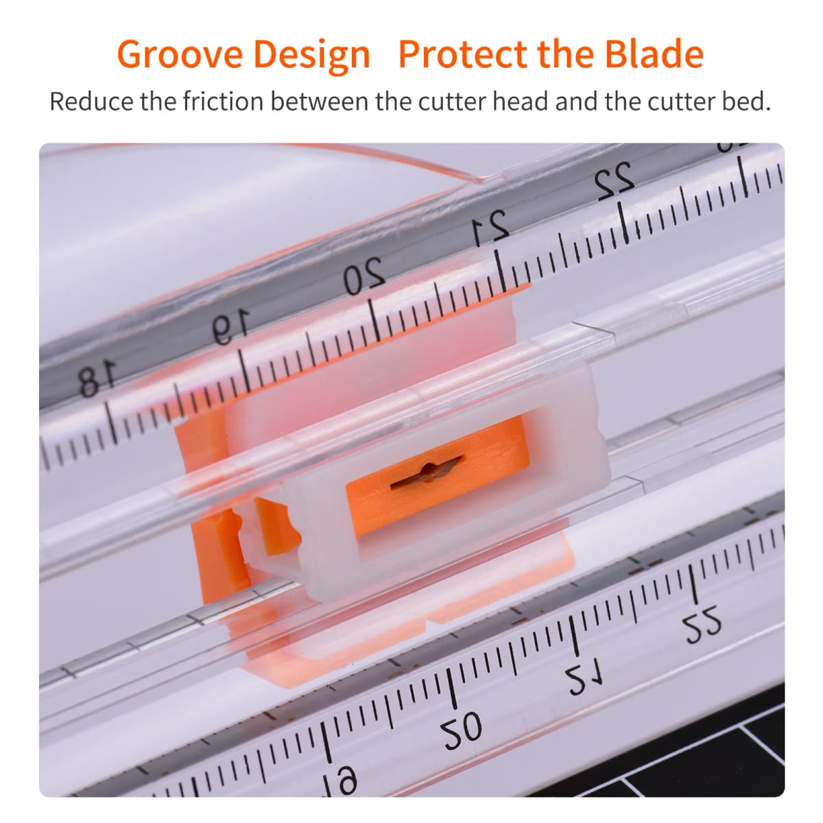 A4 Portable Paper Trimmer Paper Cutter Cutting Machine 12.2 Inch Cutting Length for Craft Paper Card Photo Laminated Paper Scrap — view 4