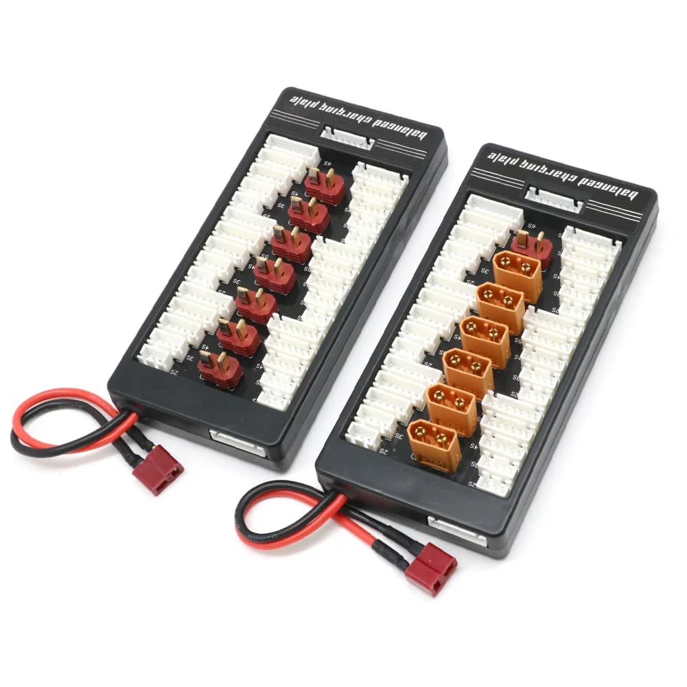 Multi 2S-6S Lipo Parallel Balanced Charging Board XT60 Plug For RC Battery Charger B6AC A6 720i Parallel Charging Plate Board — view 4