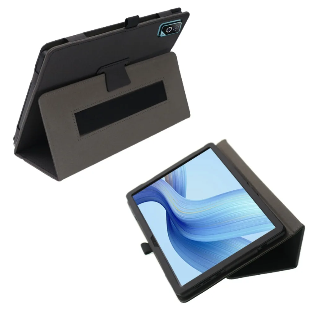 Funda Case For DOOGEE TAB G6 Pro Case ,12" Inch Tablet PC PU Leather Two-fold stand Case Cover with Hand Strap ,Pencil Holder — view 4