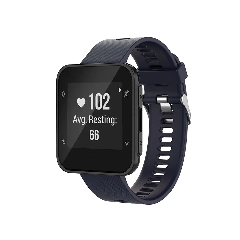 Watch Strap For Garmin Forerunner 35 30 Soft Silicone Outdoor Smartwatch Band Wristband For ForeAthlete 35J Forerunner35J — view 3