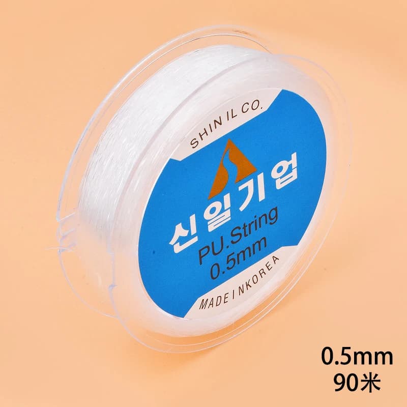 Korea transparent crystal line, elastic , bracelet string rope , string beads beads , elastic rope — view 5