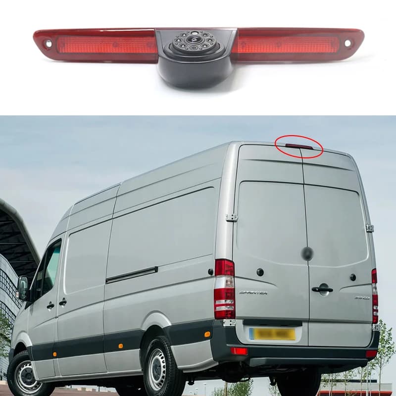 CCD CVBS Waterproof Night Vision Car Brake Light Reversing Camera For Mercedes-Benz Sprinter  VW Crafter Van 2007-2018 — view 2